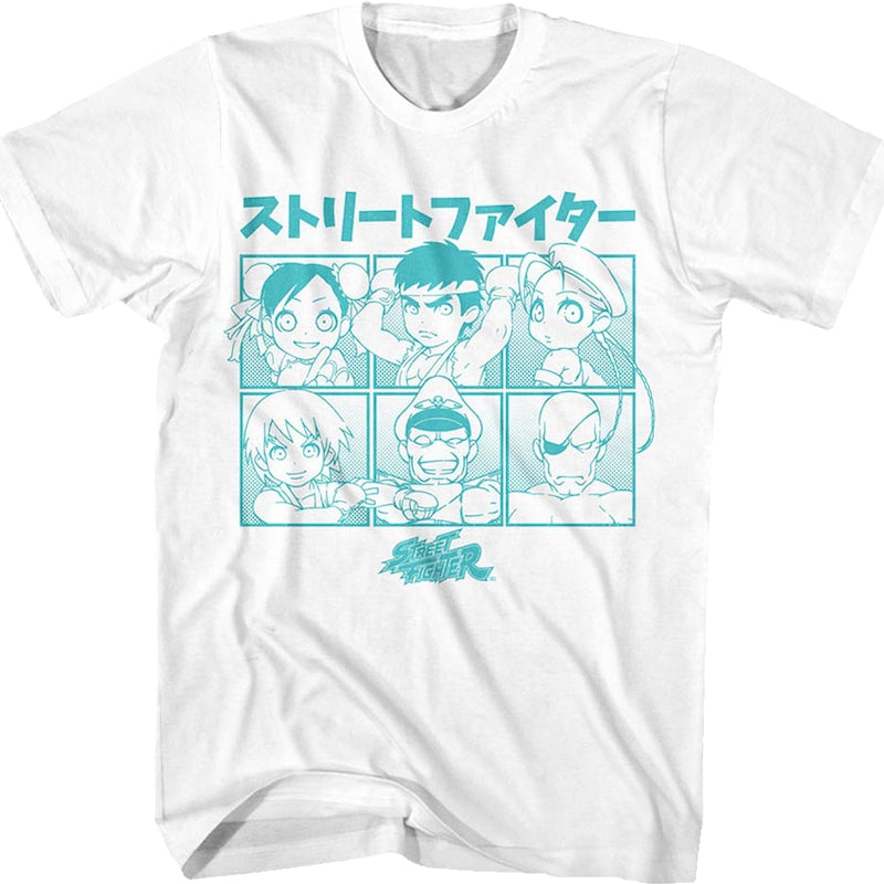 Chibi Characters Street Fighter T-Shirt