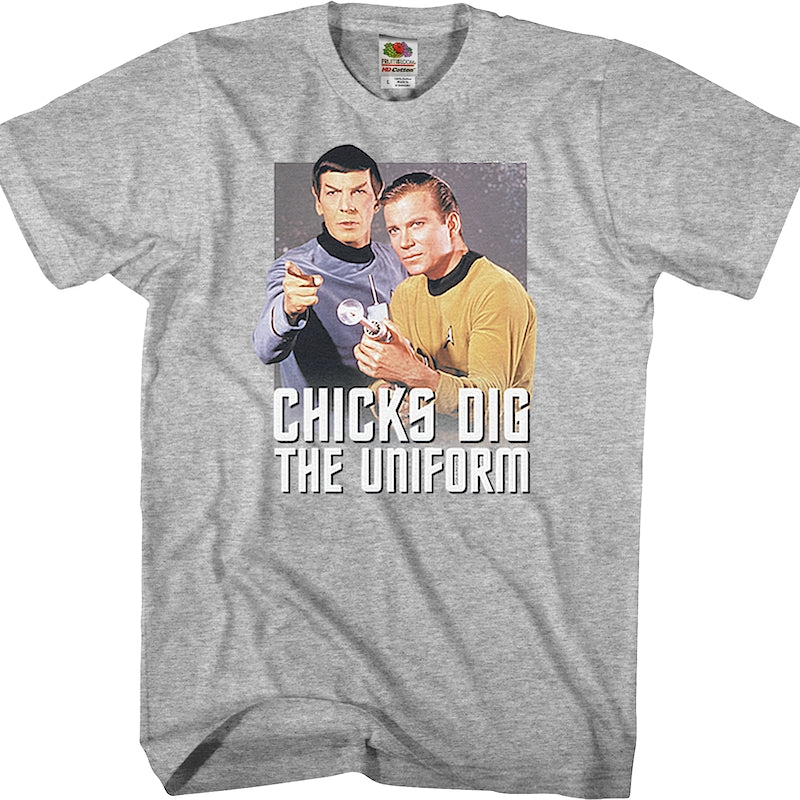 Chicks Dig The Uniform Star Trek T-Shirt