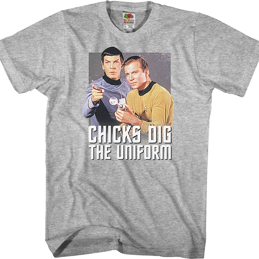 Chicks Dig The Uniform Star Trek T-Shirt