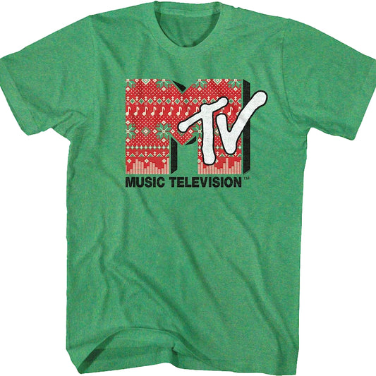 Christmas Sweater Logo MTV Shirt