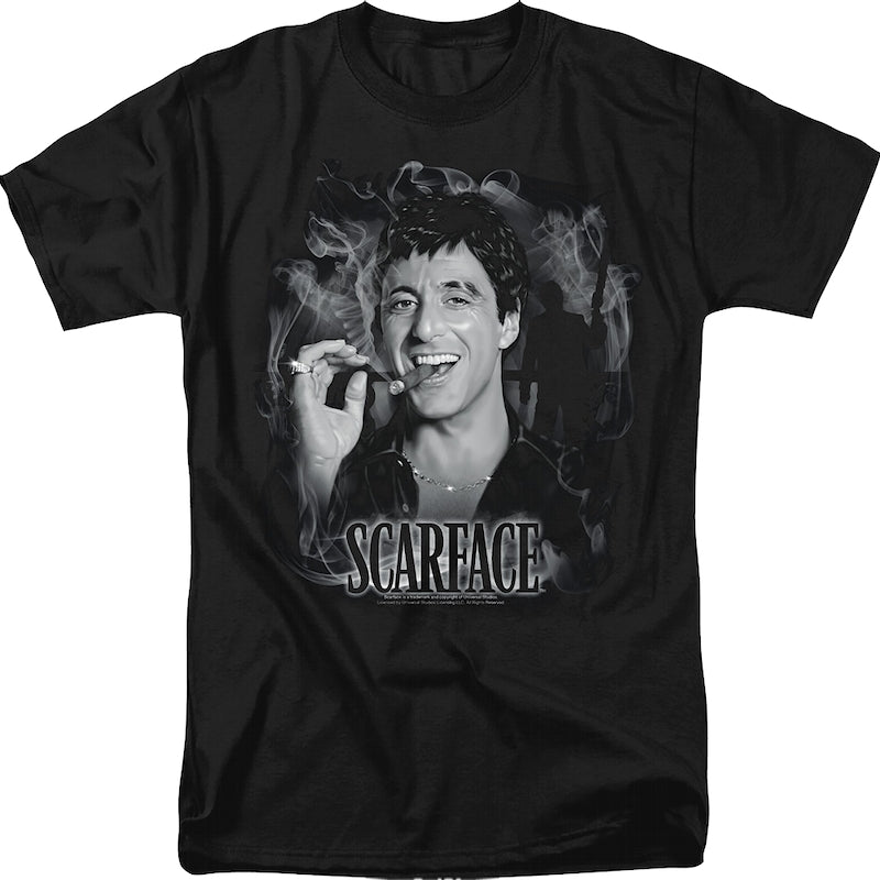 Cigar Smoke Scarface T-Shirt