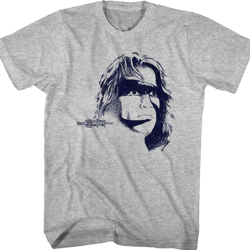 Cimmerian Sketch Conan The Barbarian T-Shirt