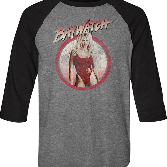 CJ Parker Baywatch Raglan Baseball Shirt