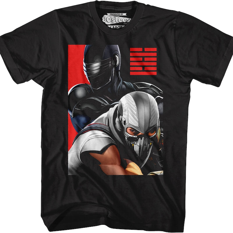 Classified Snake Eyes And Storm Shadow GI Joe T-Shirt