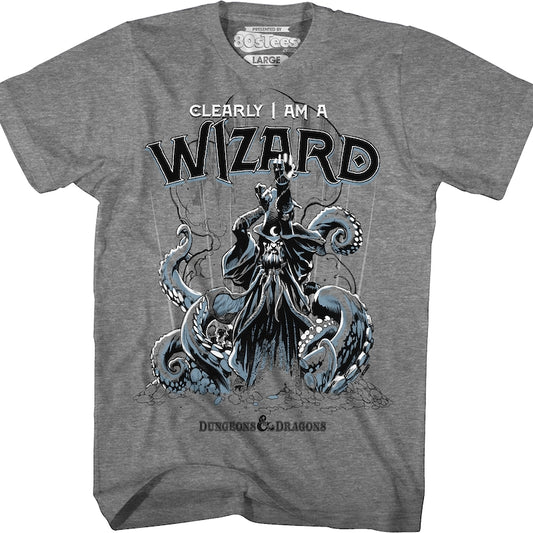 Clearly I Am A Wizard Dungeons & Dragons T-Shirt