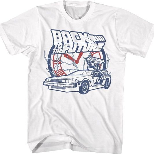 Clock Collage Back To The Future T-Shirt