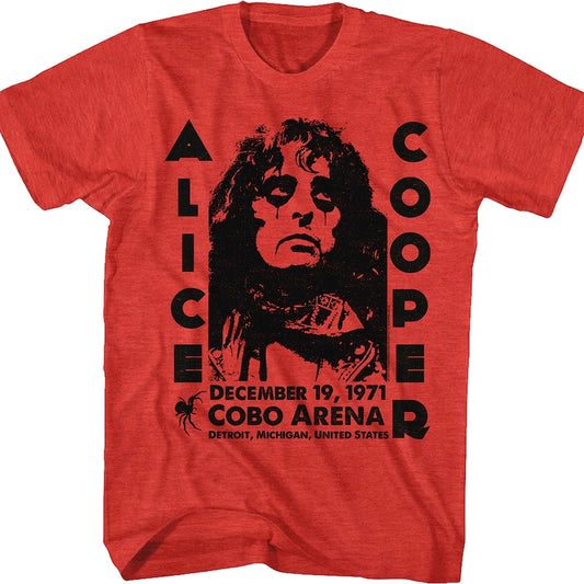 Cobo Arena Alice Cooper T-Shirt