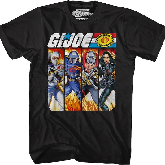 Cobra Box Art Collage GI Joe T-Shirt