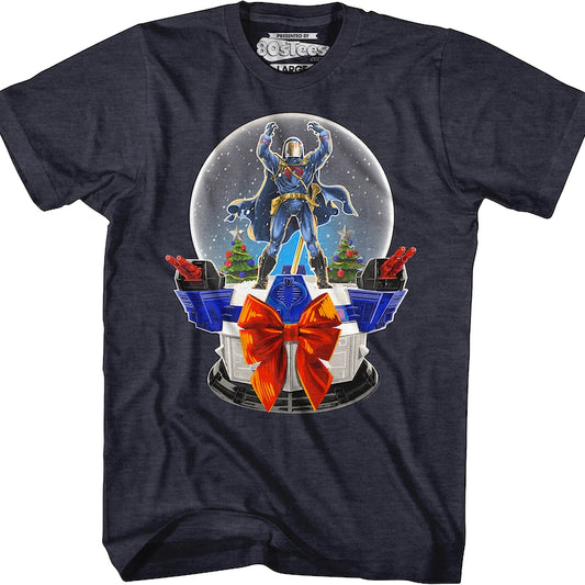 Cobra Commander Snow Globe GI Joe T-Shirt