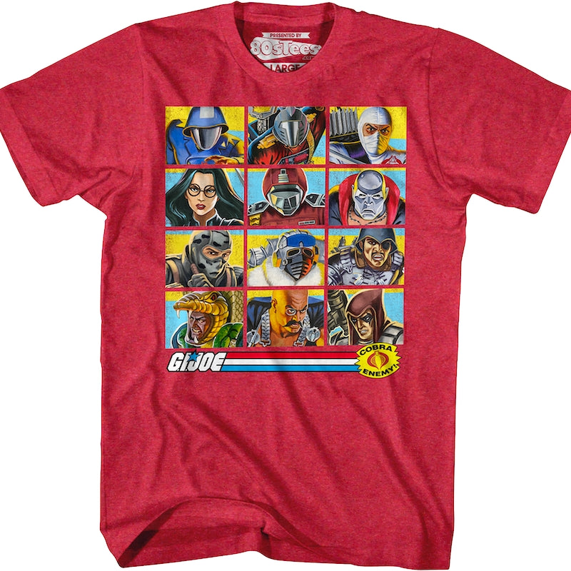 Red Cobra Organization's Dirty Dozen GI Joe T-Shirt