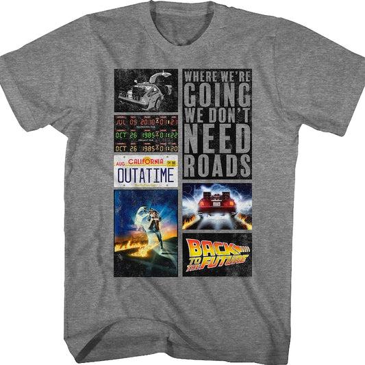 Collage Back To The Future T-Shirt