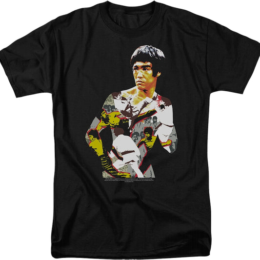 Body Collage Bruce Lee T-Shirt