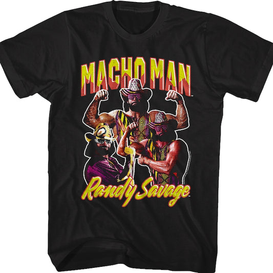 Collage Macho Man Randy Savage Shirt