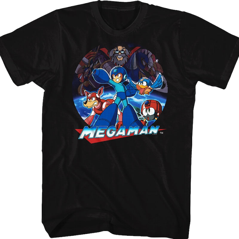 Collage Mega Man Shirt