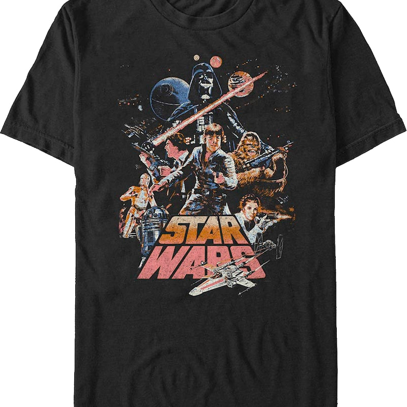 Collage Poster Star Wars T-Shirt