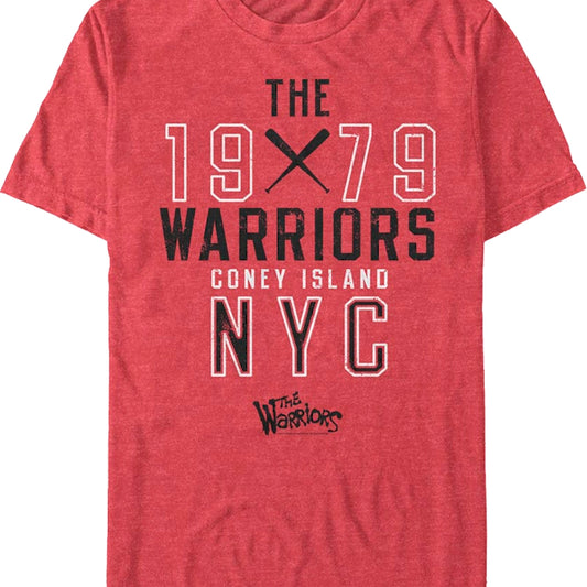 Collegiate Text The Warriors T-Shirt