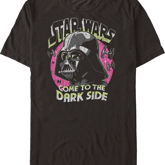 Vintage Darth Vader Come To The Dark Side Star Wars T-Shirt