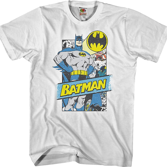 Comic Background Batman T-Shirt