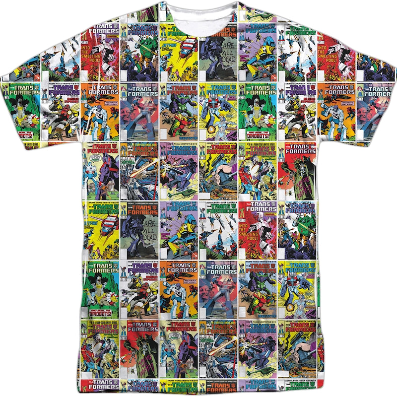 Comic Book Covers Transformers T-Shirt