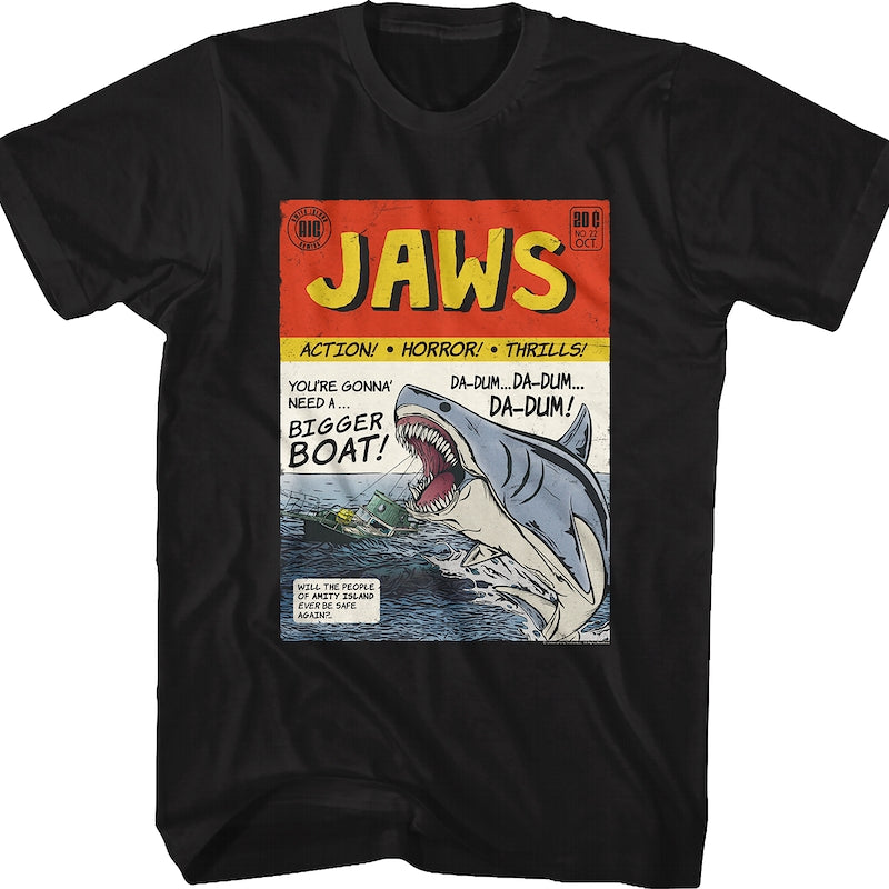 Comic Book Jaws T-Shirt