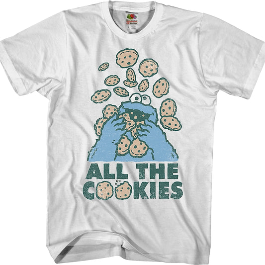 Cookie Monster All The Cookies Sesame Street T-Shirt