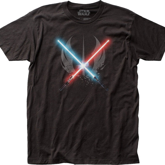 Crossed Lightsabers Obi-Wan Kenobi Star Wars T-Shirt