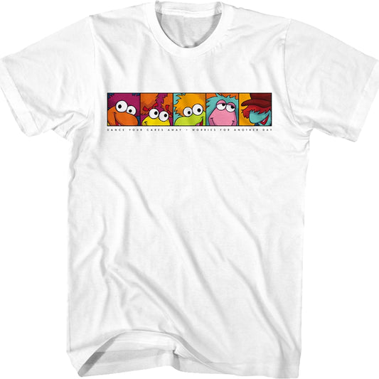 Dance Your Cares Away Panels Fraggle Rock T-Shirt