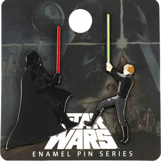Darth Vader and Luke Skywalker Star Wars Enamel Pins