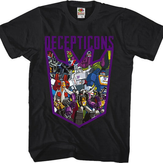 Decepticons Collage Transformers T-Shirt