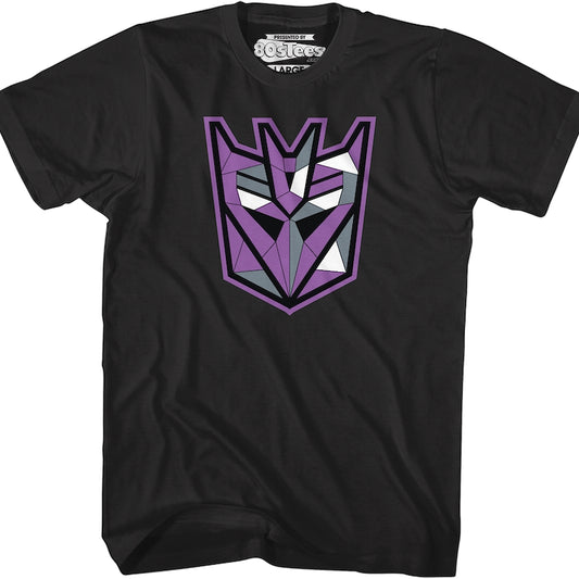 Decepticons Geometric Logo Transformers T-Shirt