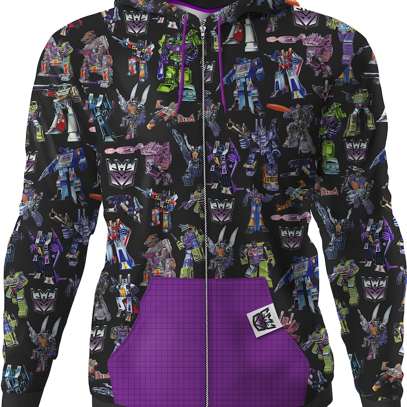 Decepticons Transformers Pocket Hoodie