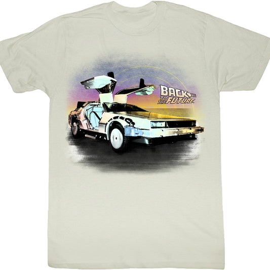 DeLorean Open Doors Back To The Future T-Shirt