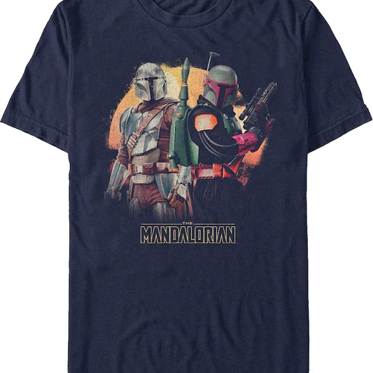 Din Djarin And Boba Fett The Mandalorian Star Wars T-Shirt