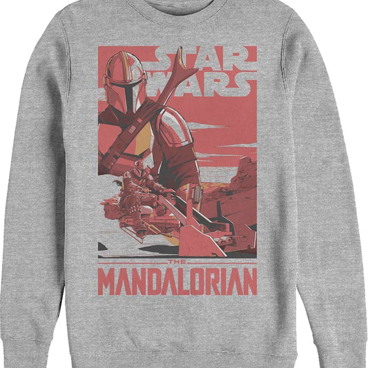 Din Djarin Poster The Mandalorian Star Wars Sweatshirt