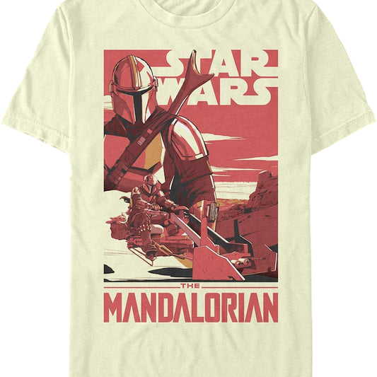 Din Djarin Poster The Mandalorian Star Wars T-Shirt