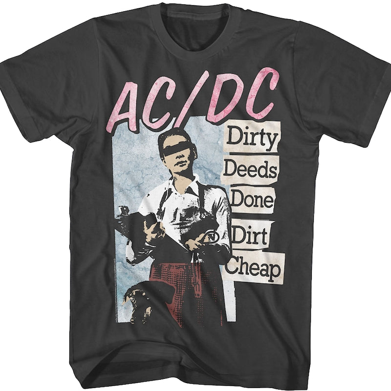 Dirty Deeds Done Dirt Cheap ACDC T-Shirt