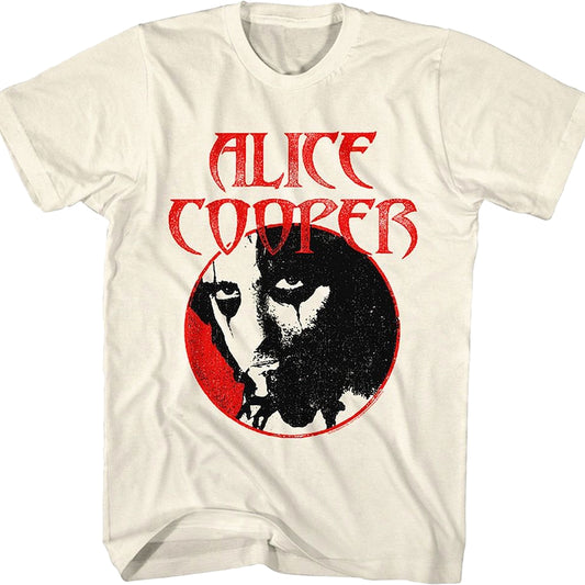 Distressed Circle Alice Cooper T-Shirt