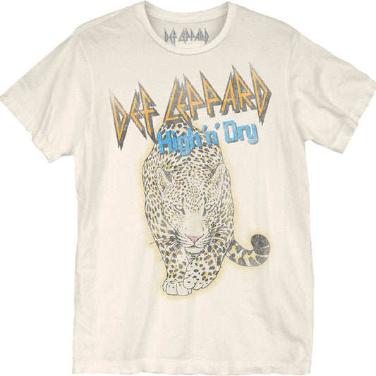 Distressed Leopard High 'n' Dry Def Leppard T-Shirt