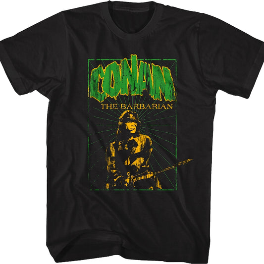 Distressed Poster Conan The Barbarian T-Shirt
