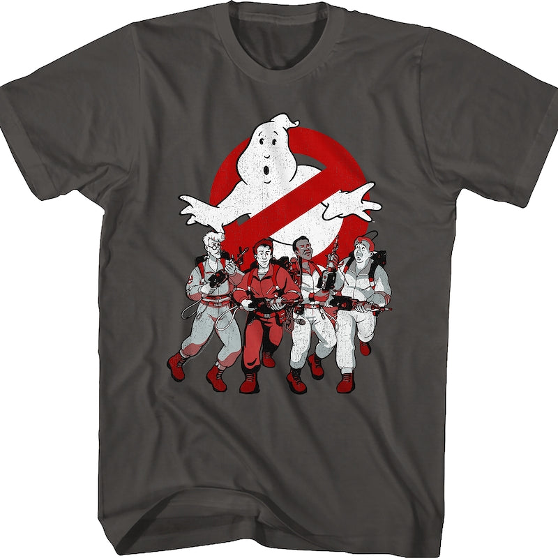 Distressed Real Ghostbusters T-Shirt