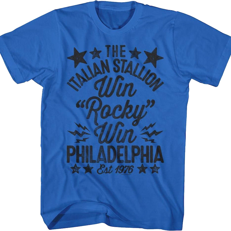 Distressed Win Rocky T-Shirt