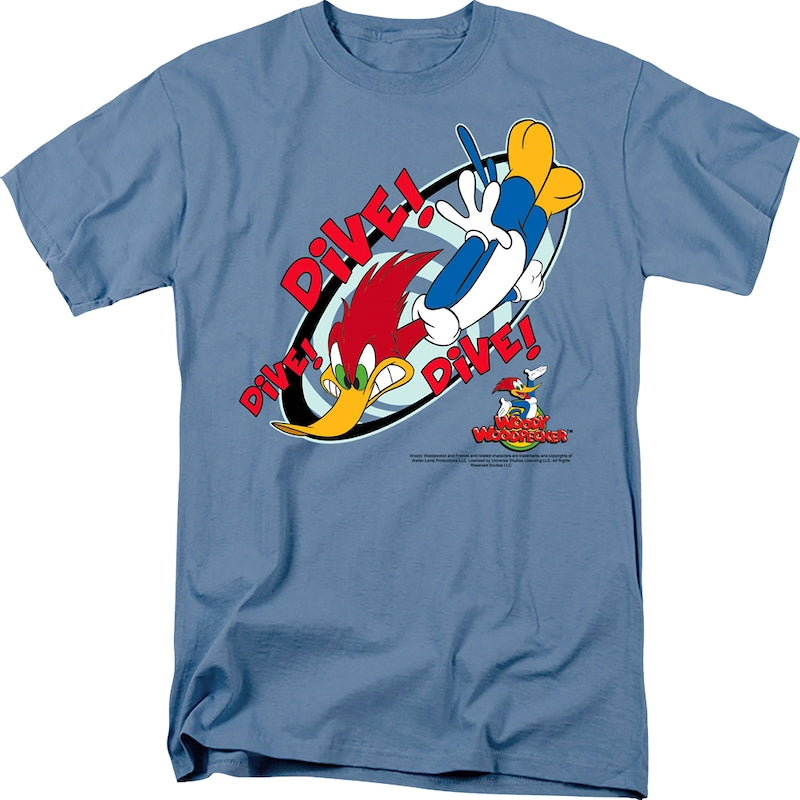 Dive Woody Woodpecker T-Shirt