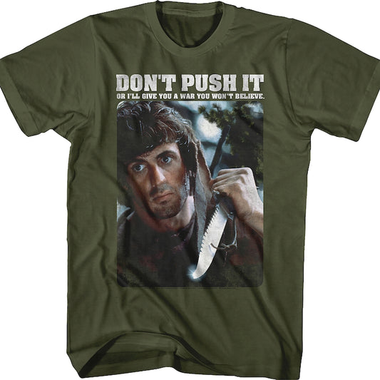 Don't Push It Rambo T-Shirt