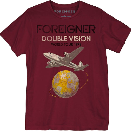 Double Vision World Tour Foreigner T-Shirt