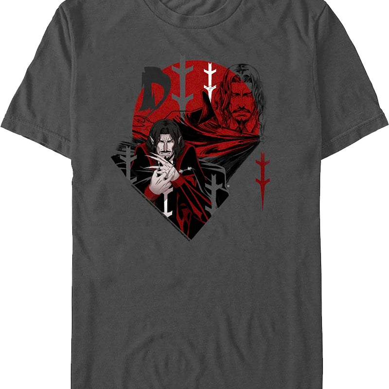 Dracula Collage Castlevania T-Shirt