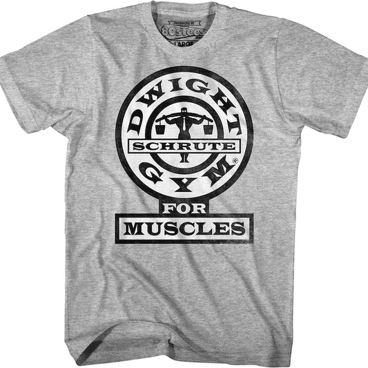 Dwight Schrute Gym For Muscles The Office T-Shirt