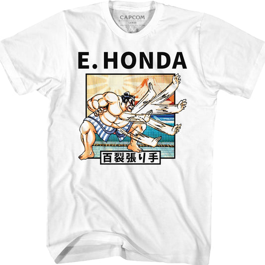 E. Honda Hundred Hand Slap Street Fighter T-Shirt