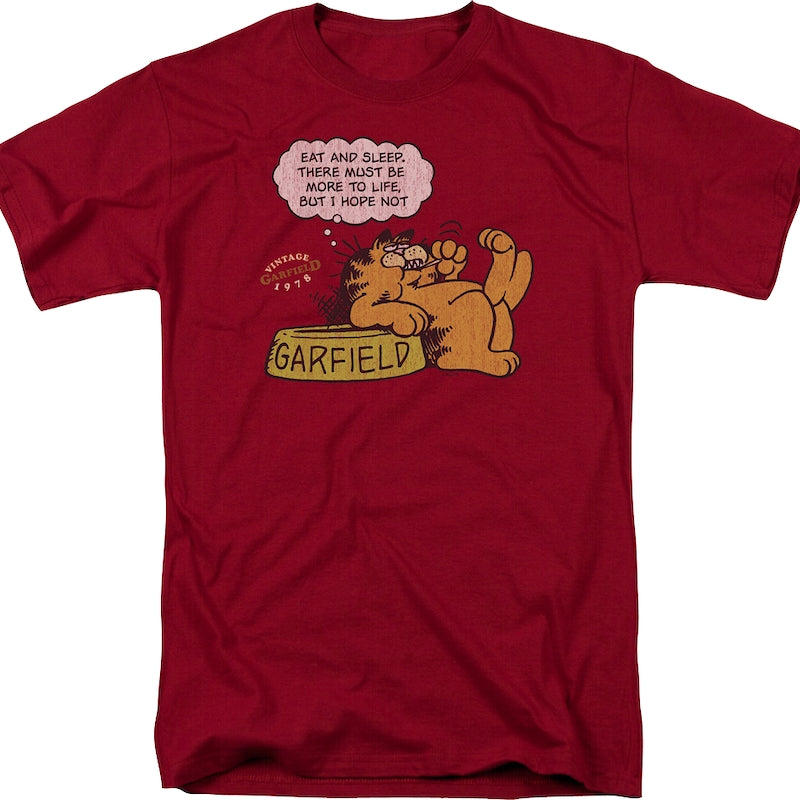 Eat And Sleep Garfield T-Shirt