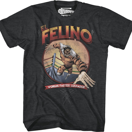 El Felino Luchador T-Shirt