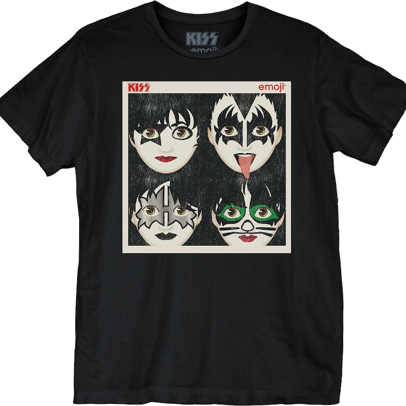 Emoji Faces KISS T-Shirt